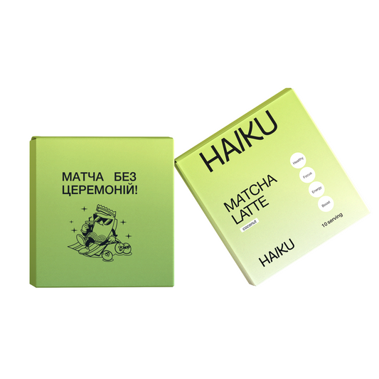 Матча з кокосовим молоком в саше (10 шт в упаковці)