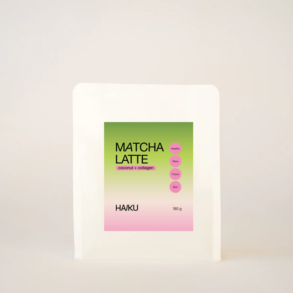 Матча з кокосовим молоком та морським колагеном